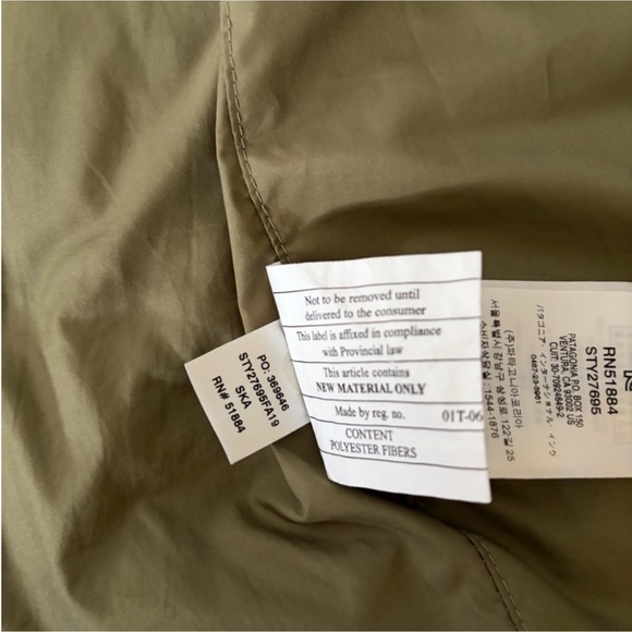 Patagonia Jacket Coat Radalie Indulated Parka Sage Khaki size Small - Picture 10 of 15